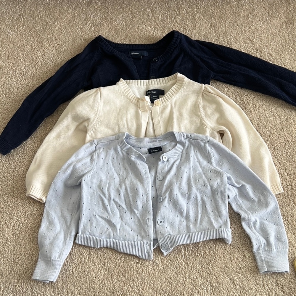 Baby gap cardigans